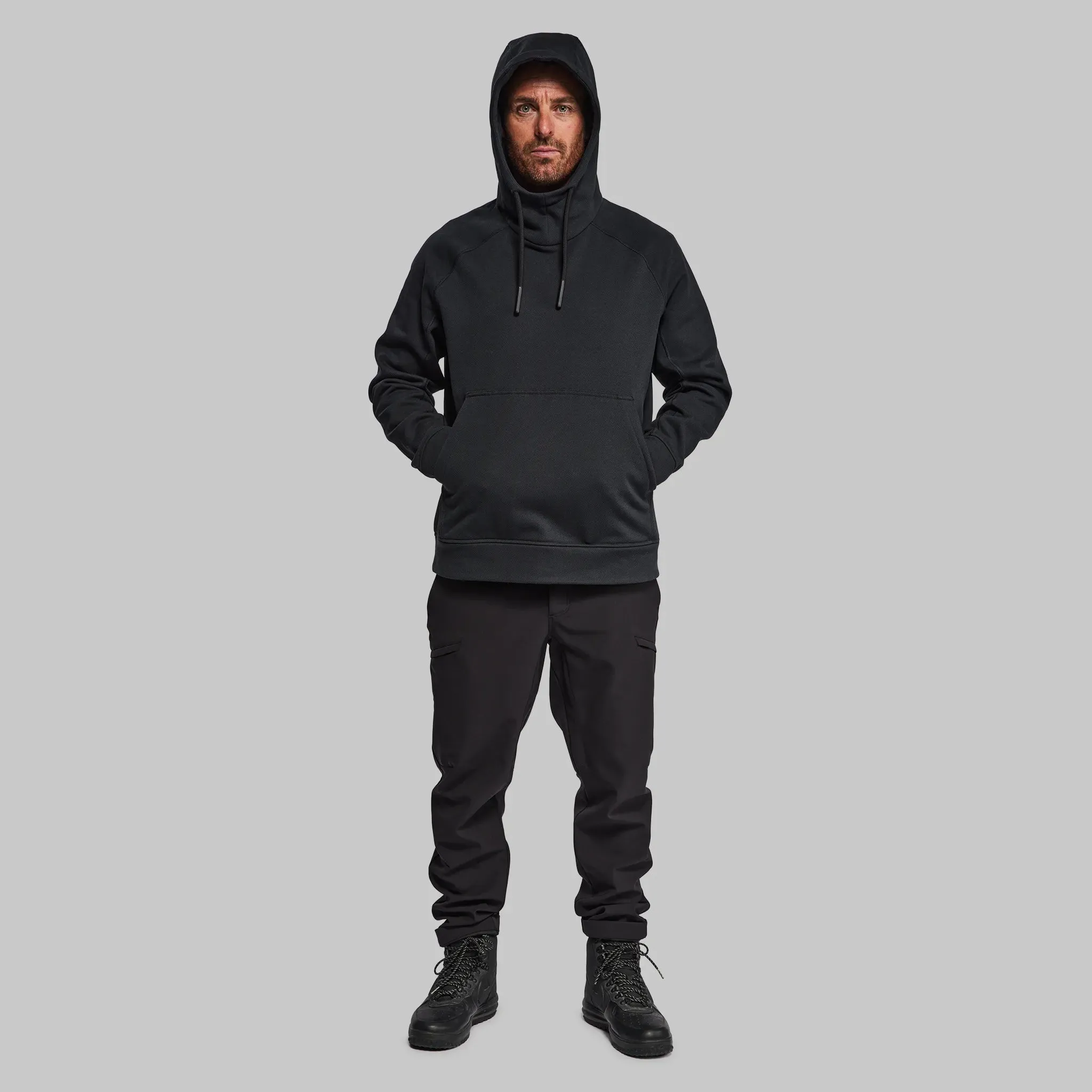 100 Year Overhead Hoodie. Black edition