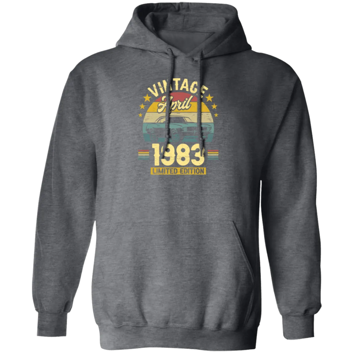 1983 Best Gift, 1983 Limited Edition, April 1983 Birthday Gift, Retro 1983 Pullover Hoodie