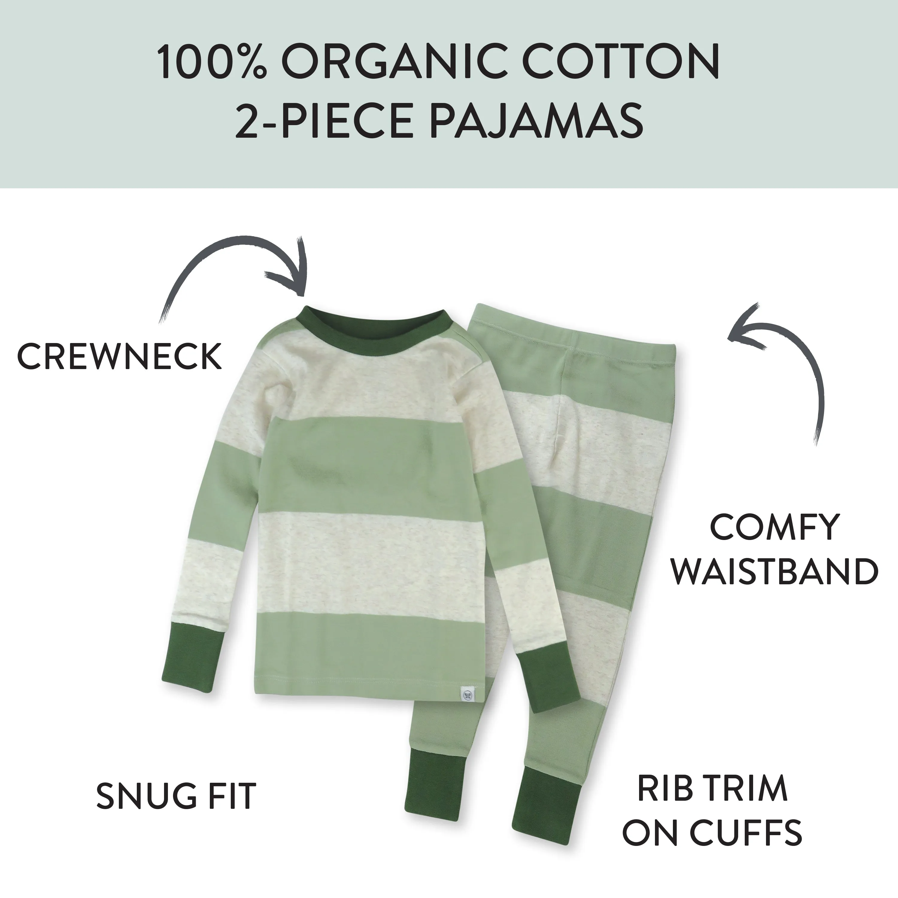 2-Piece Organic Cotton Pajamas