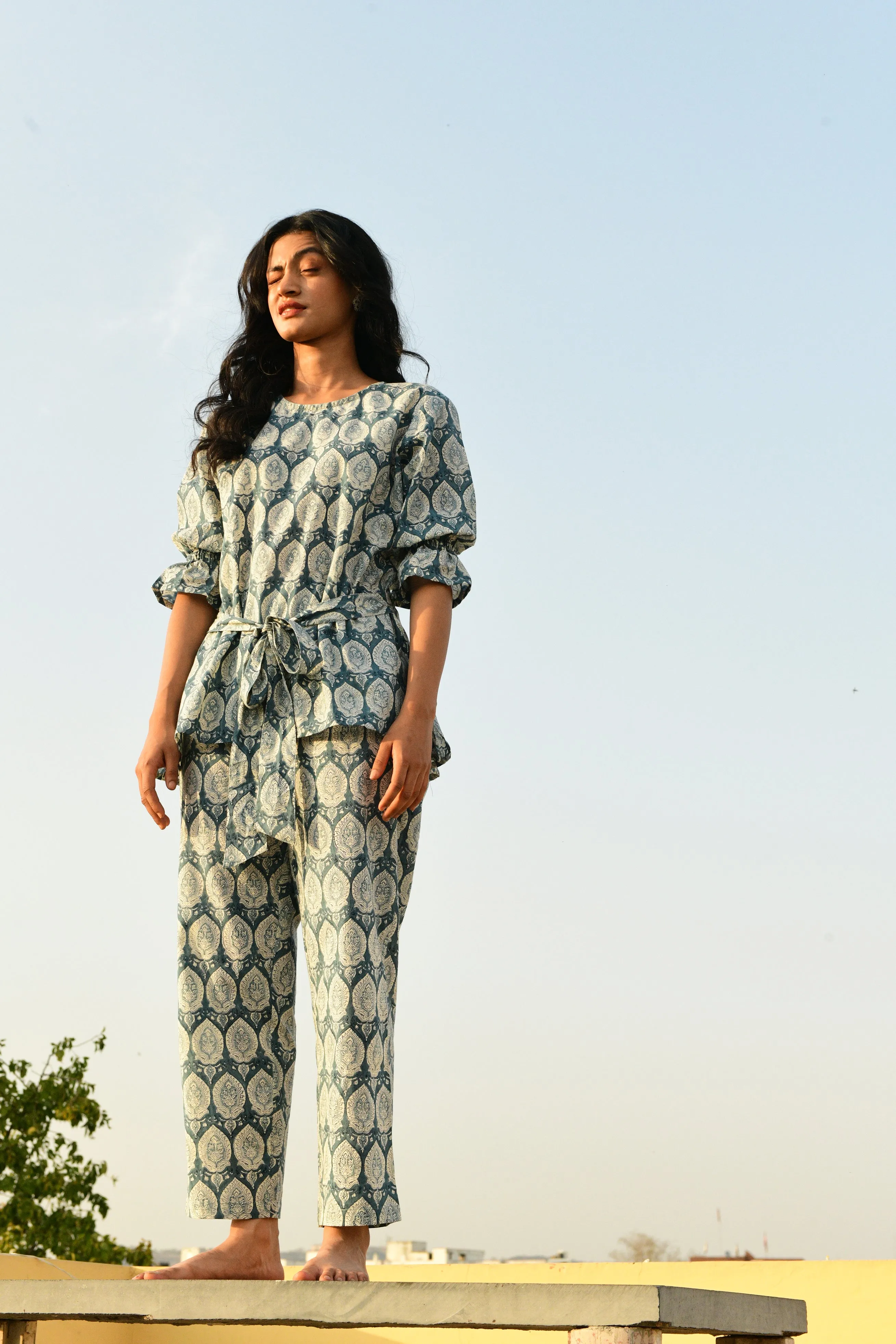 Aaravi Blue Co-ord set