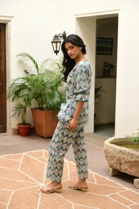 Aaravi Blue Co-ord set