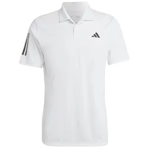 adidas Men's Club 3 Stripe Polo - White