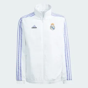 Adidas Youth Real Madrid Anthem Reversible Jacket