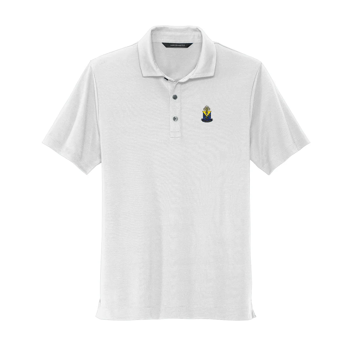 AEPi White Crest Polo