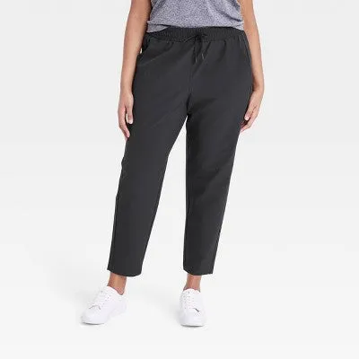 All In Motion Women's Stretch Woven High-Rise Tapered Pants Jogger UPF 50 