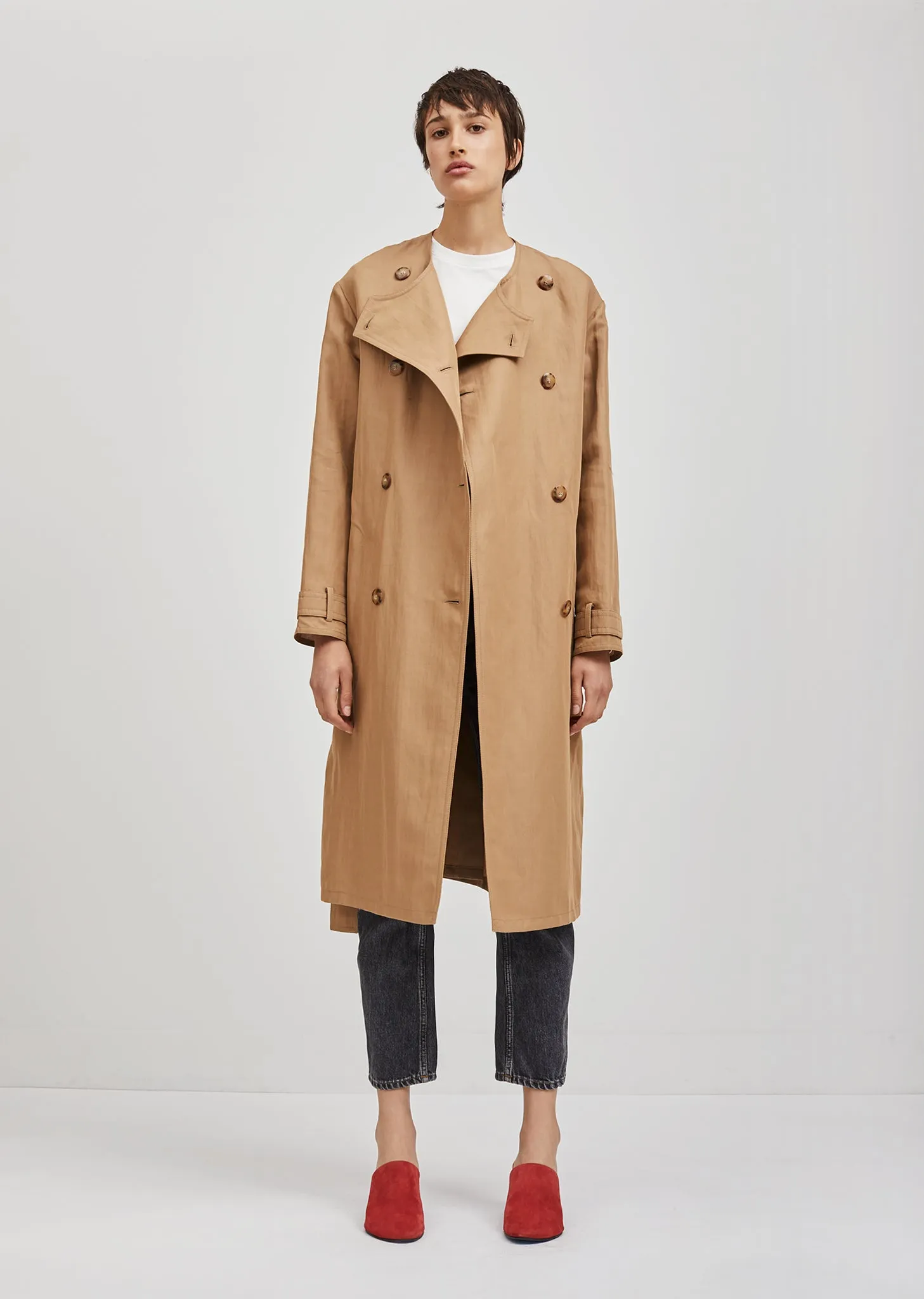 Angelica Gab Trench Coat