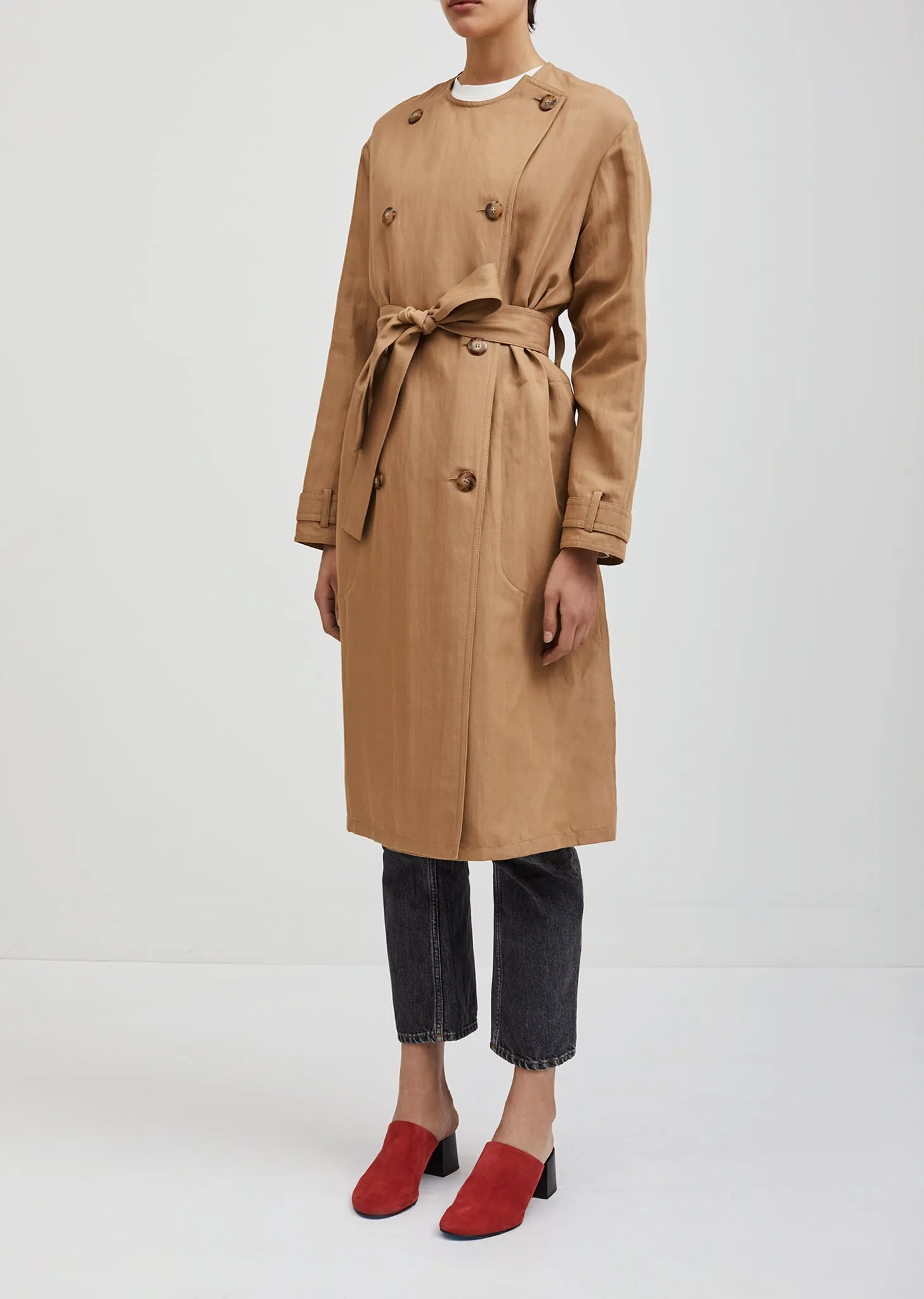 Angelica Gab Trench Coat