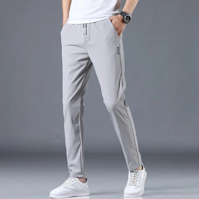 Antonios Casual Slim Fit Trousers Men