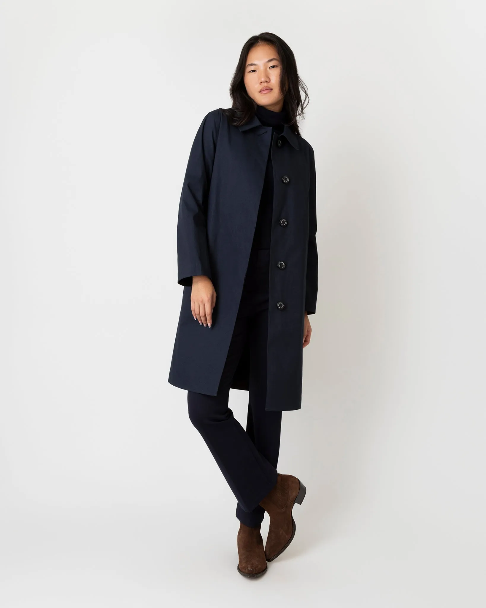 Banton Coat in Navy