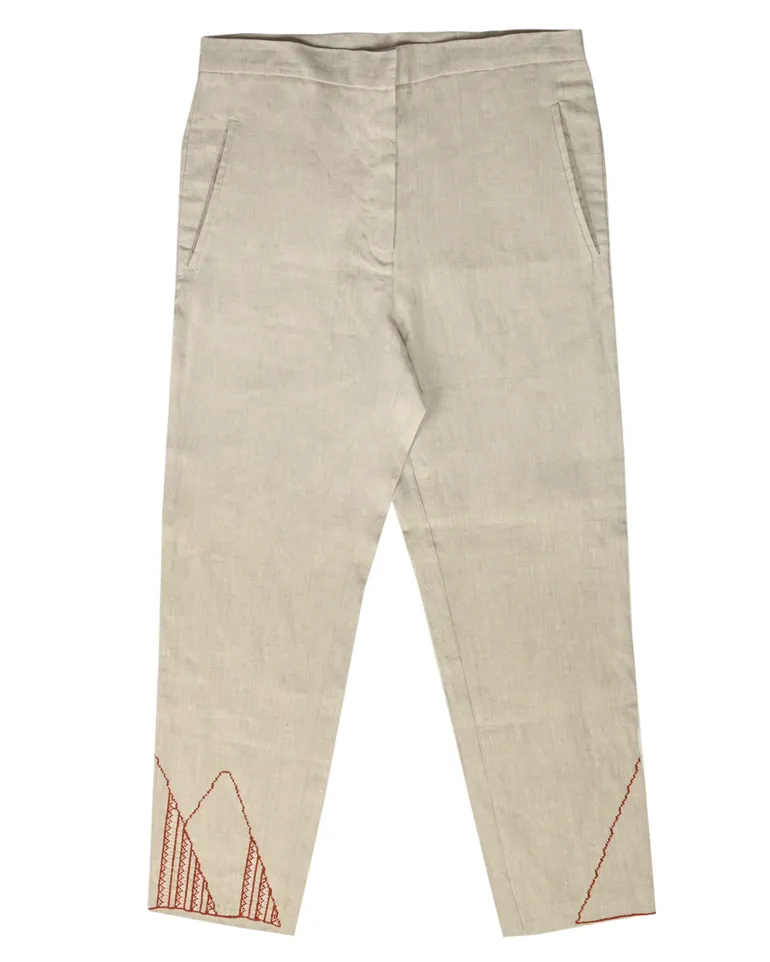 Beige Rum Pant