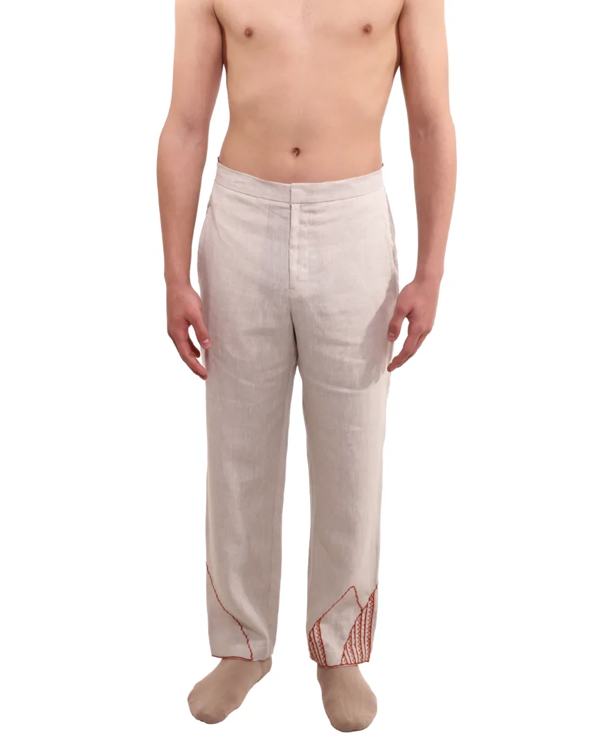 Beige Rum Pant