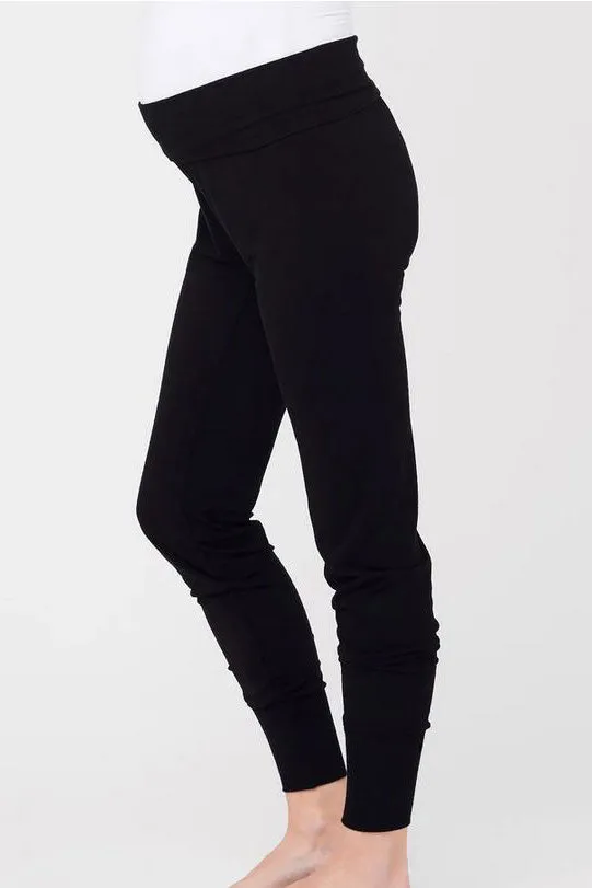 Black Jersey Lounge Jogger by Ripe