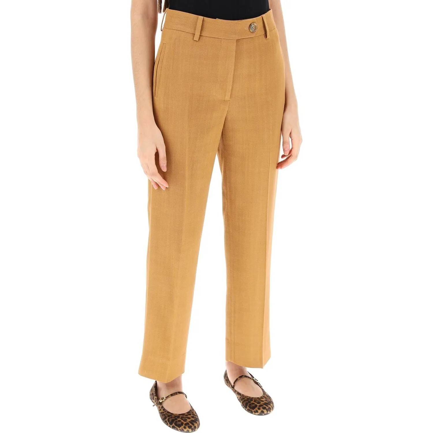 Blaze Milano santana peanut nana cropped tailoring pants