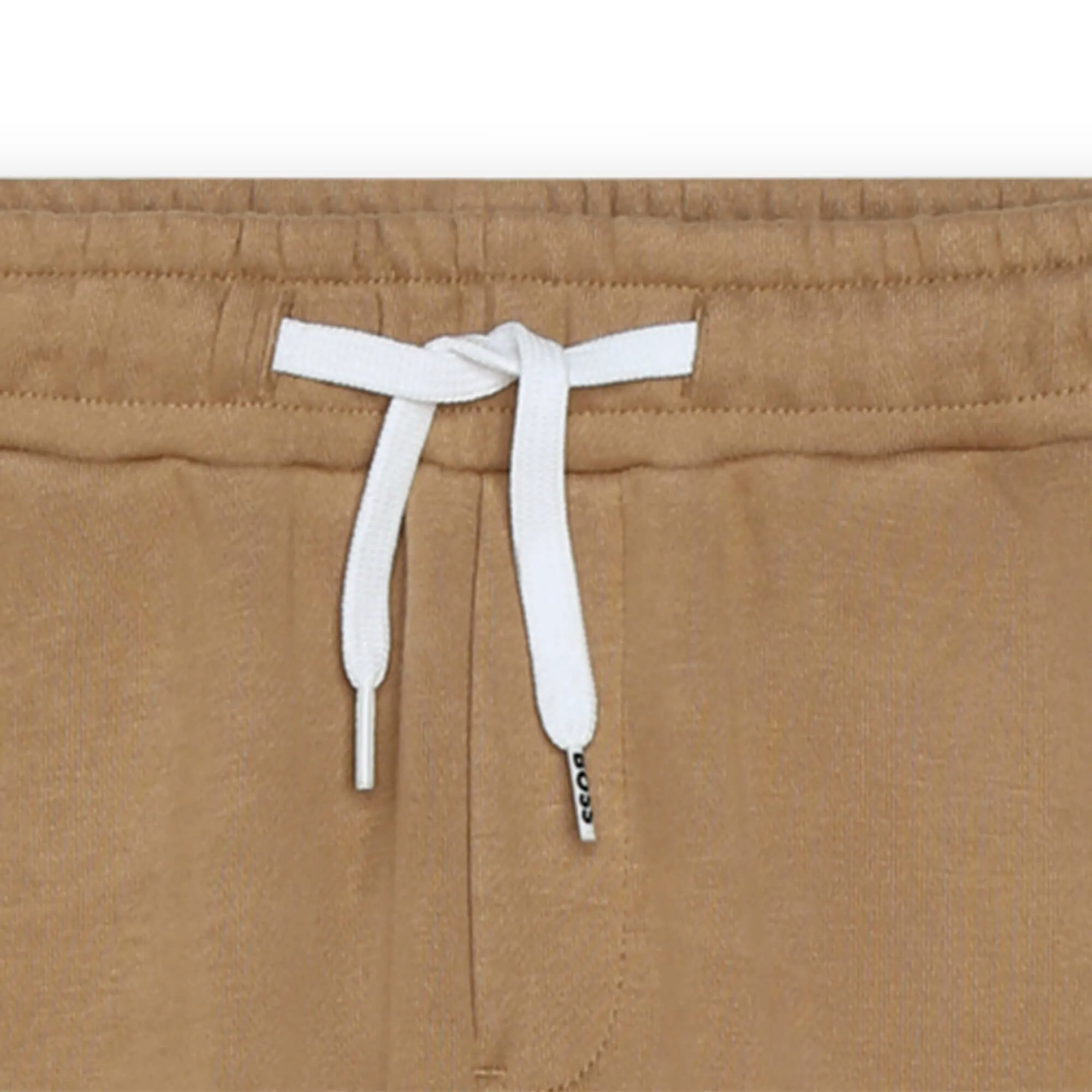 Boys Brown Logo Joggers