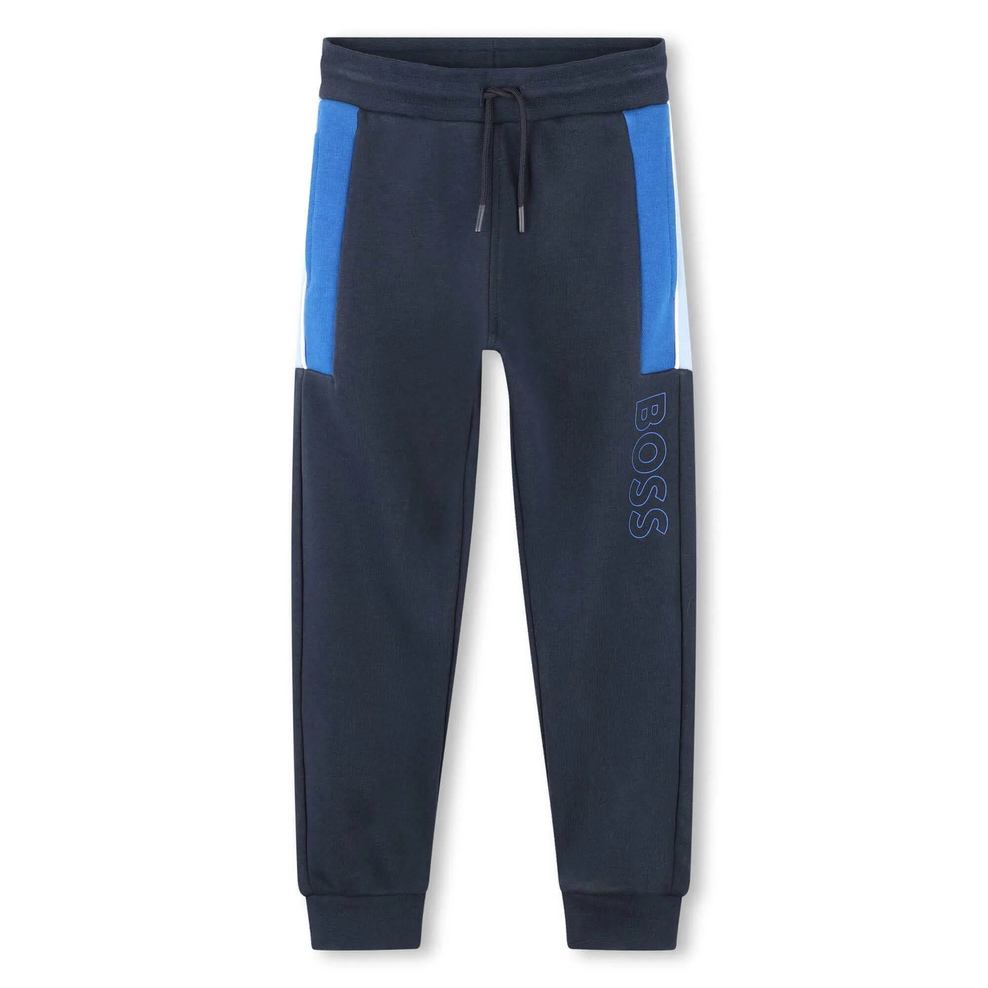 Boys Navy & Blue Logo Tracksuit