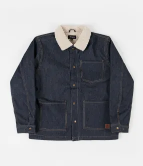 Brixton Yard Sherpa Denim Jacket - Raw Indigo