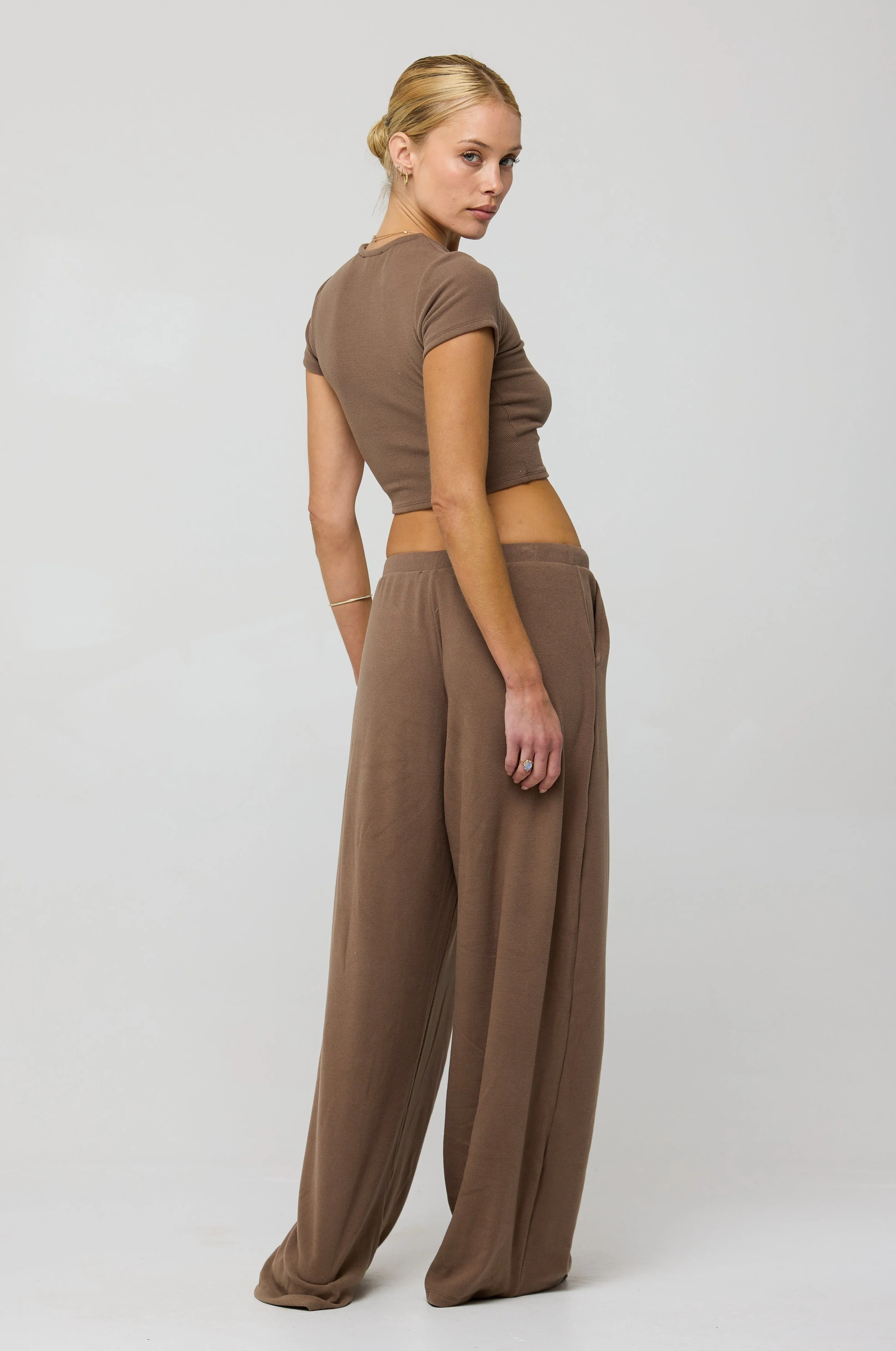 Chase Rib Pant in Chai