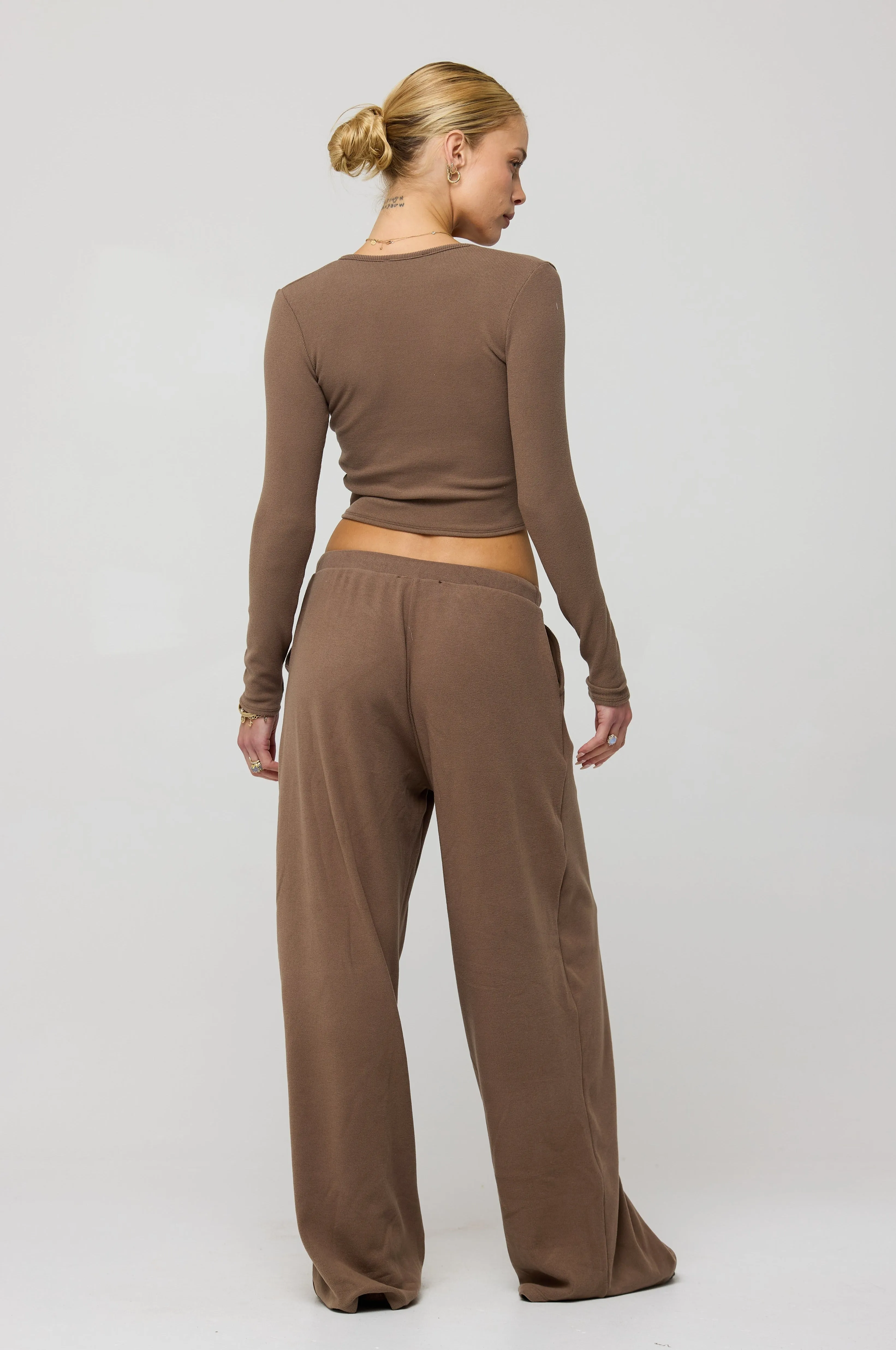 Chase Rib Pant in Chai