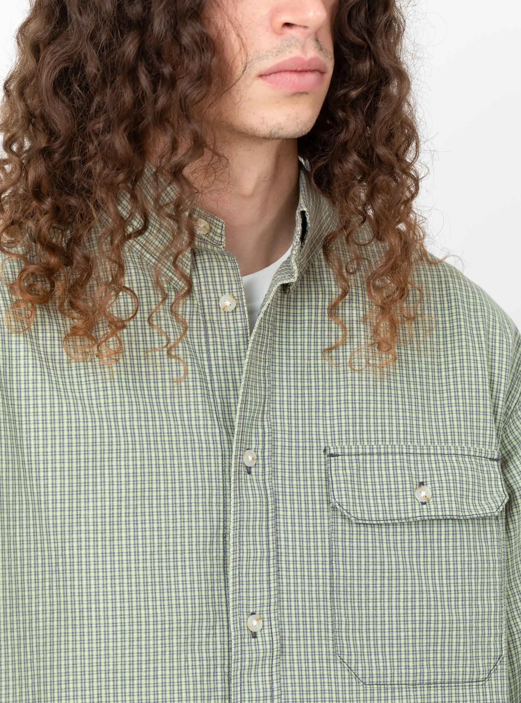 Checkered Stance Shirt Sierra Mint Check