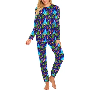 Christmas Castles Women's Pajama Set