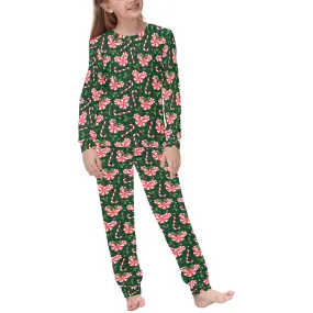 Christmas Peppermint Kids' Long Sleeve Pajama Set