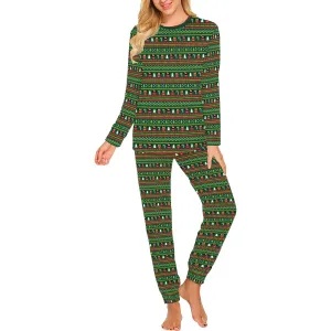 Christmas Sweater Women's Pajama Set