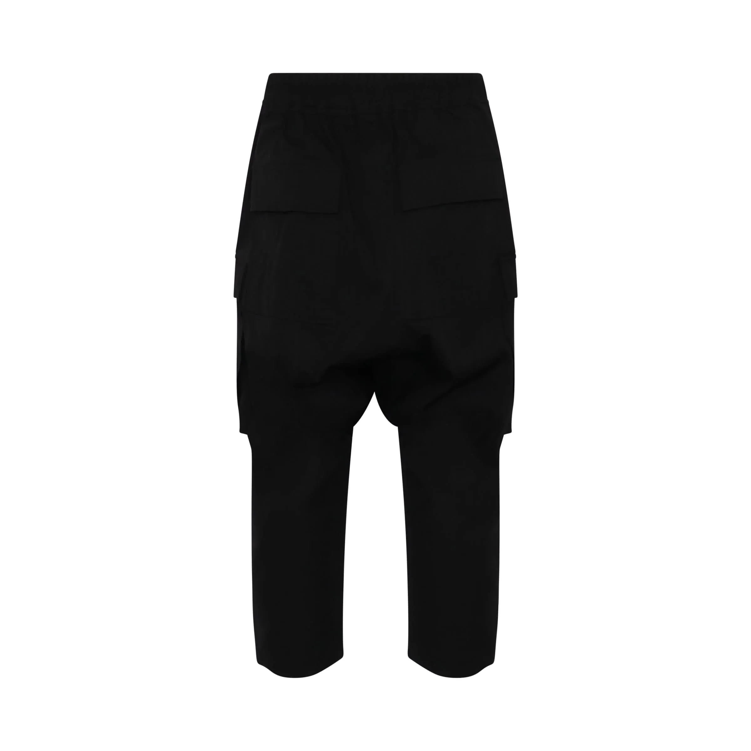 Classic Cargo Cropped Pants in Black