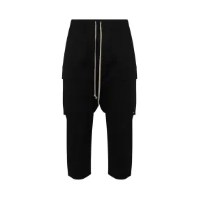 Classic Cargo Cropped Pants in Black