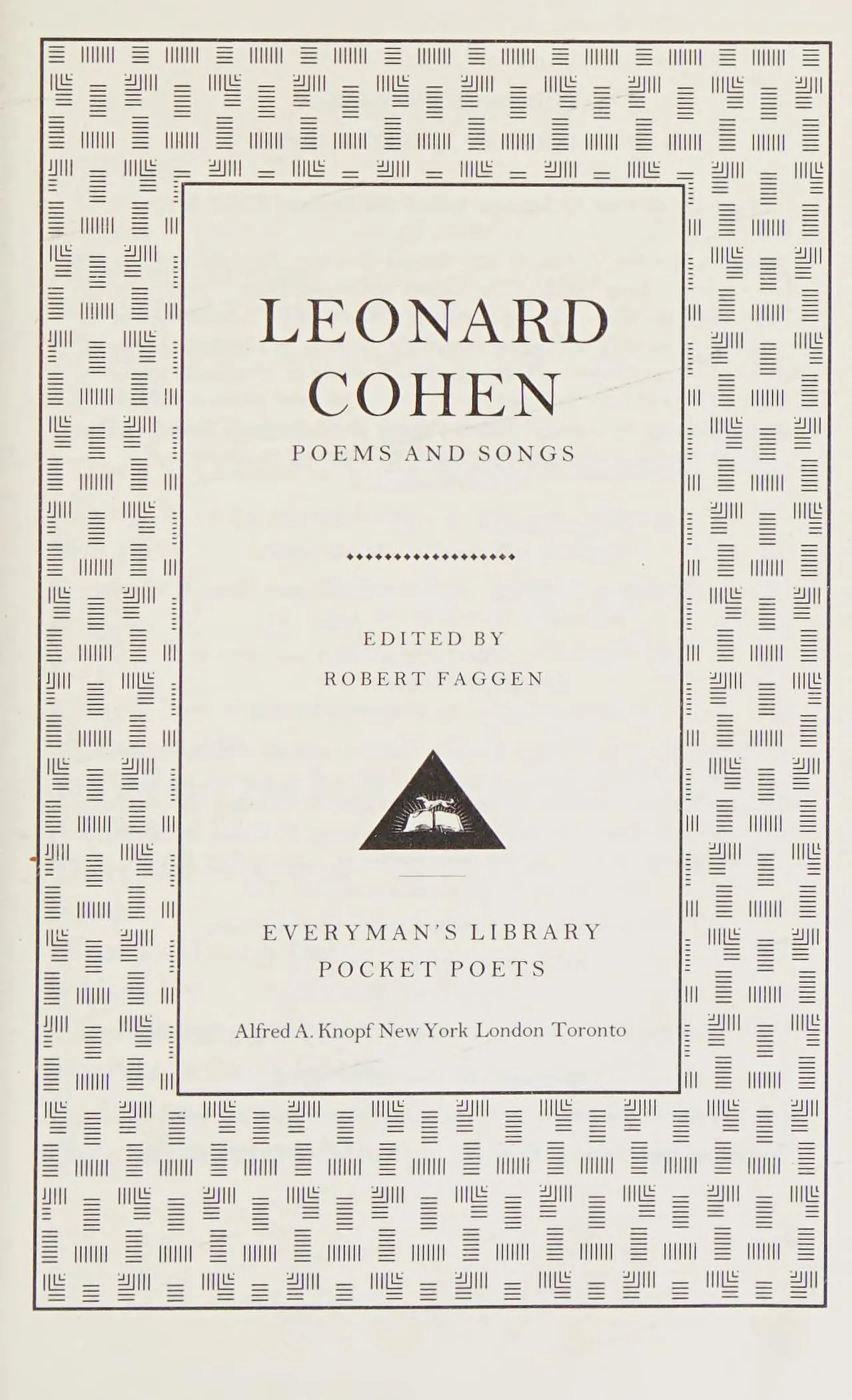 Cohen, Leonard: Poems & Songs