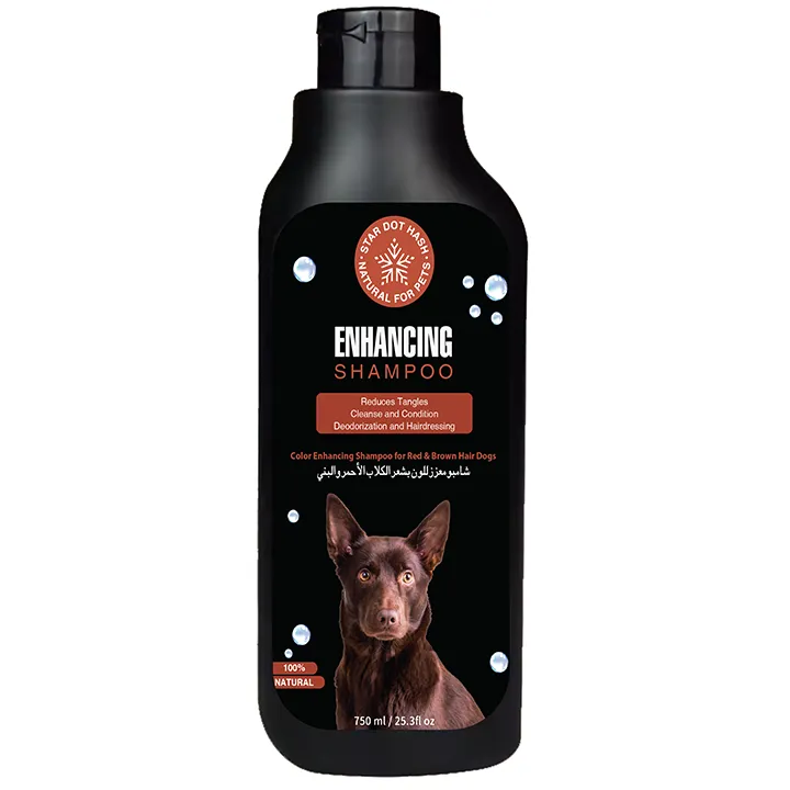 Color Enhancing Pet Shampoo - Shine for Red & Brown Coats