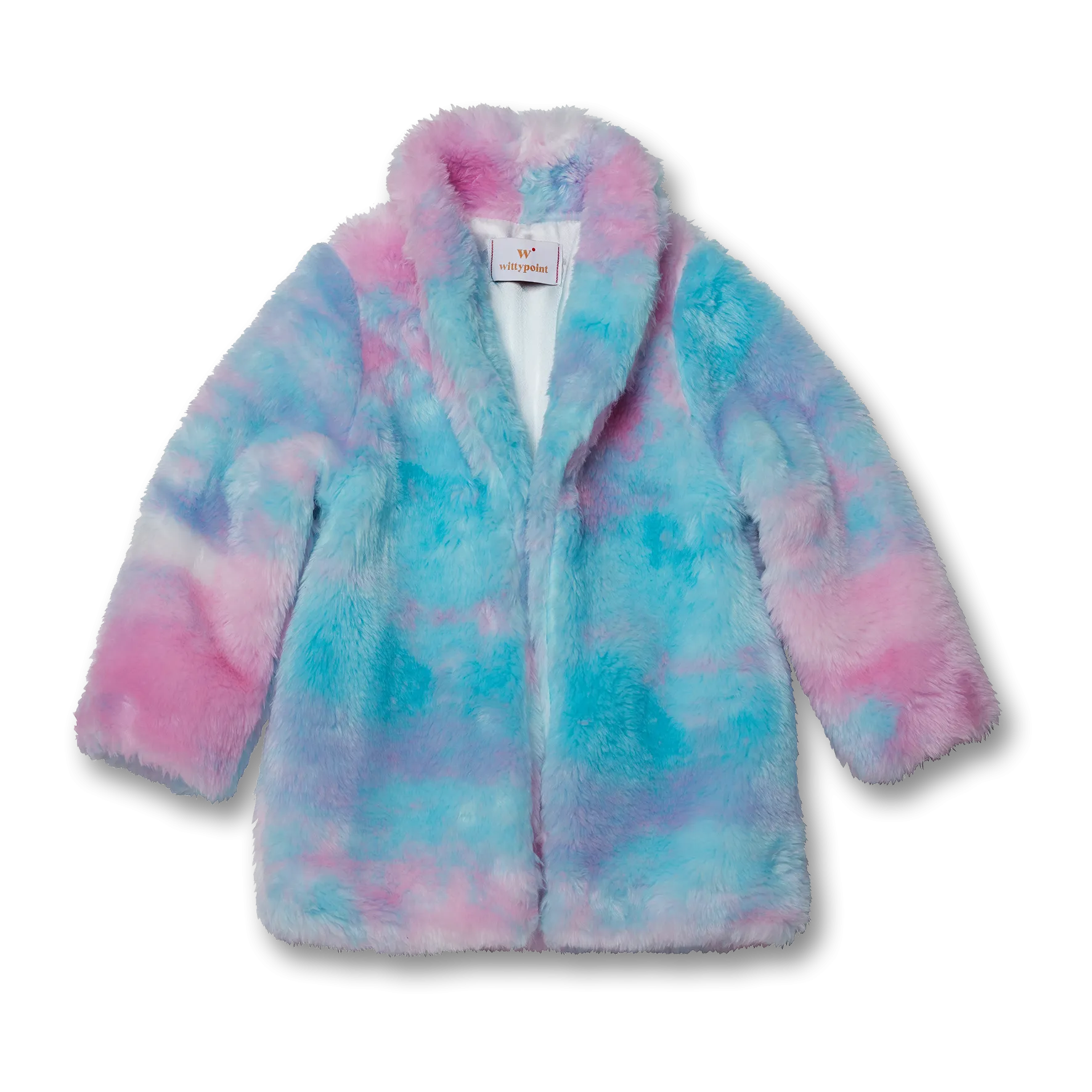 Cosy Cotton Candy Faux Fur Coat