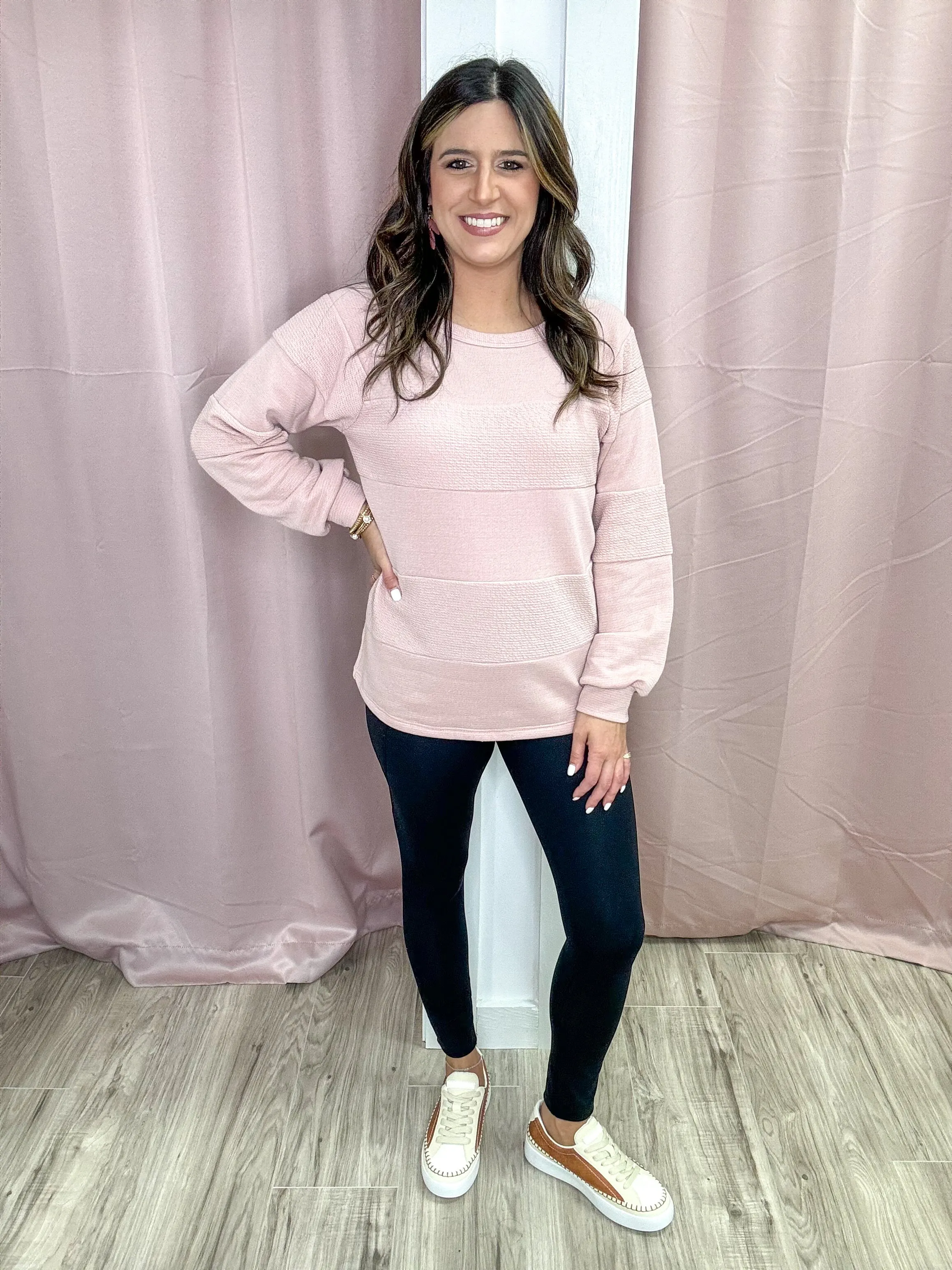 Cozy & Blushing Top