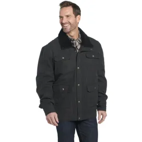 Cripple Creek Mens Enzyme Coated Sherpa Galaxy Black 100% Cotton Cotton Jacket