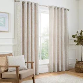 Curtina Marple Eyelet Curtains - Natural