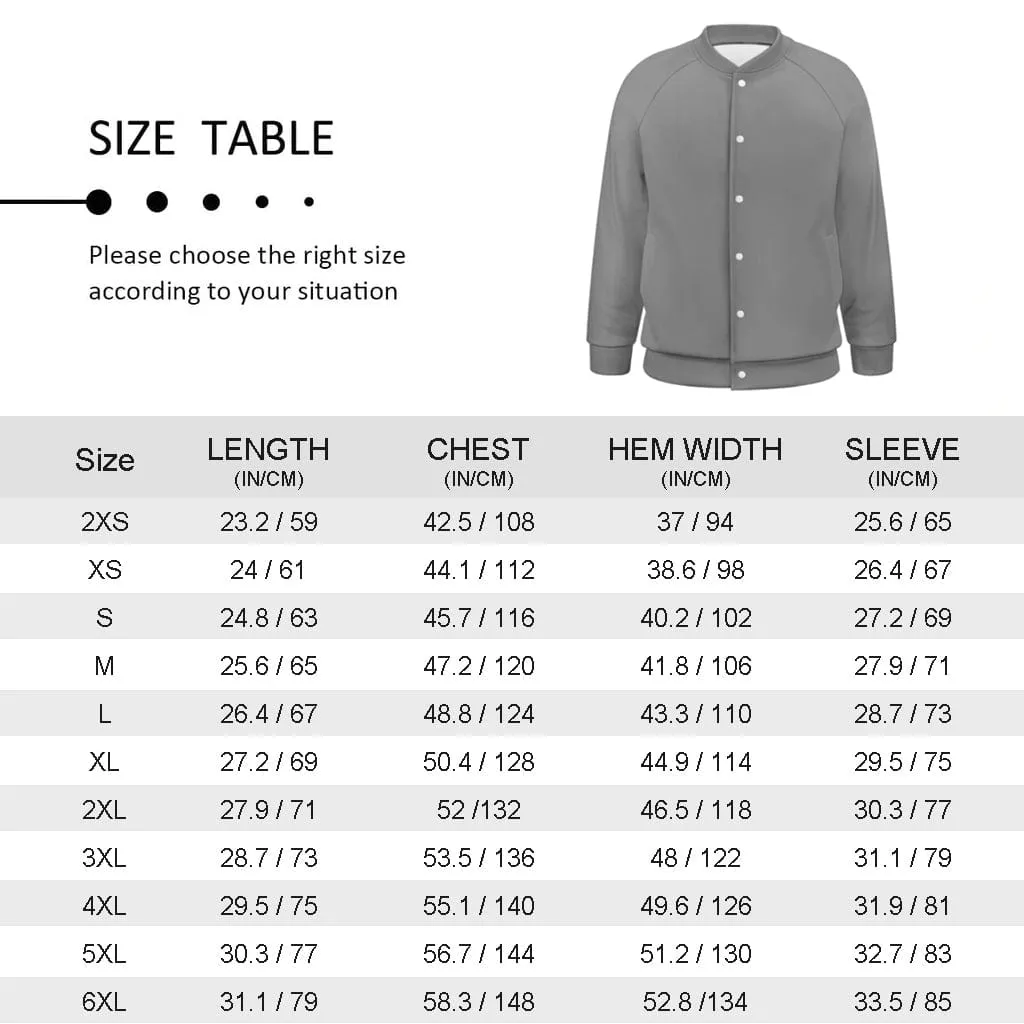 Custom Face Couple Women/Men's Bomber Jacket Unisex Outerwear