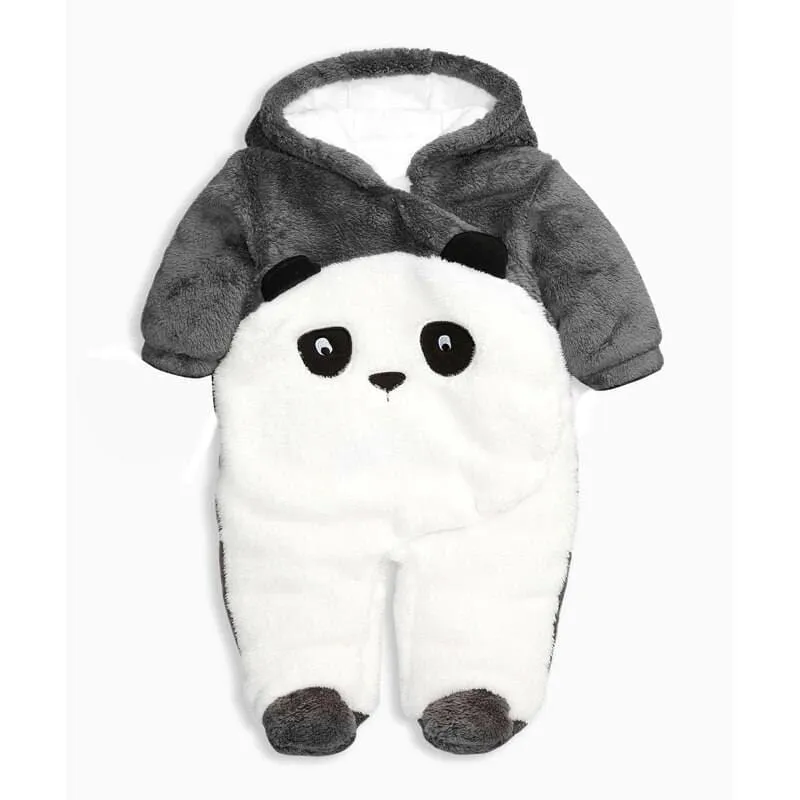 Cute Panda Hooded Rompers