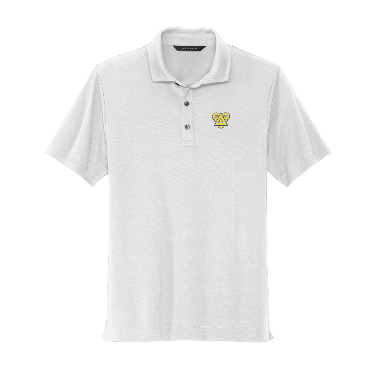 Delta Upsilon White Badge Polo