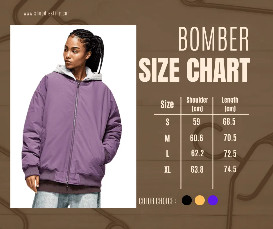 Detachable Hooded Bomber Coats For Men and Women