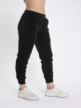 Donia - Black Velvet Jogger