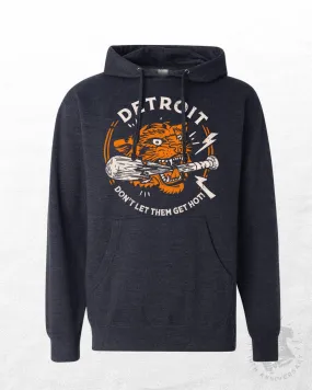 Don't Let Detroit Get Hot! Pullover Hoodie | Tee See Tee Limited Edition!