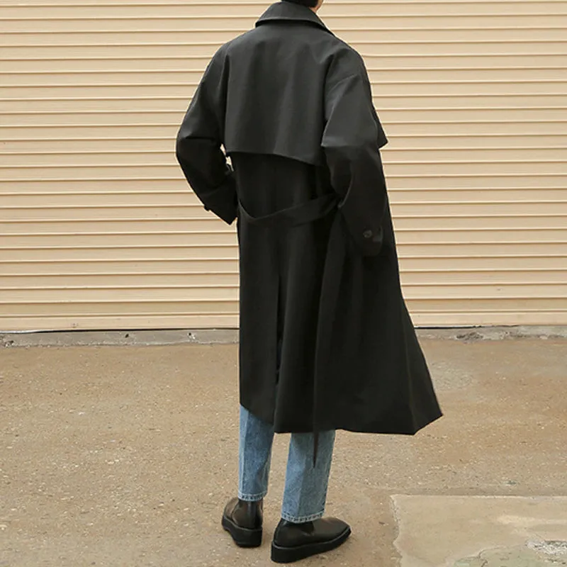 Double-breasted Mid-length Trench Coat