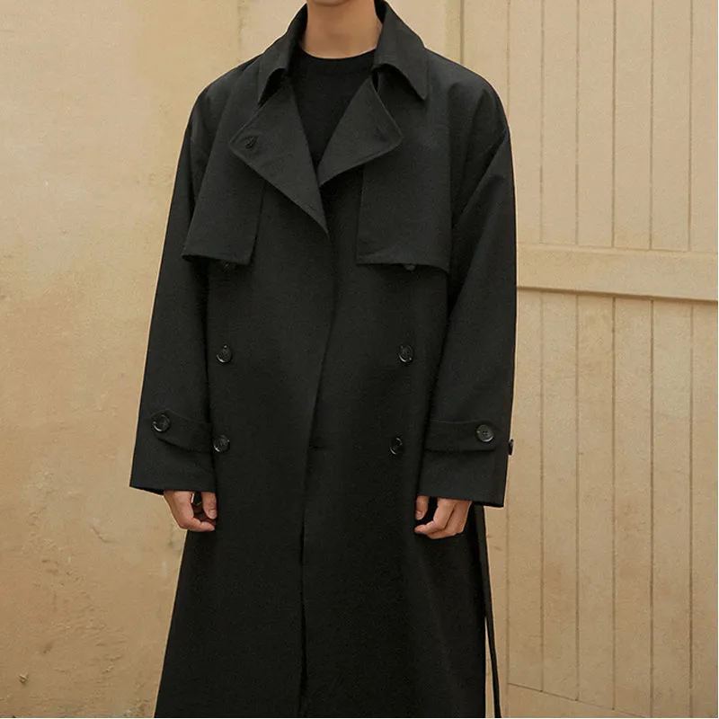 Double-breasted Mid-length Trench Coat