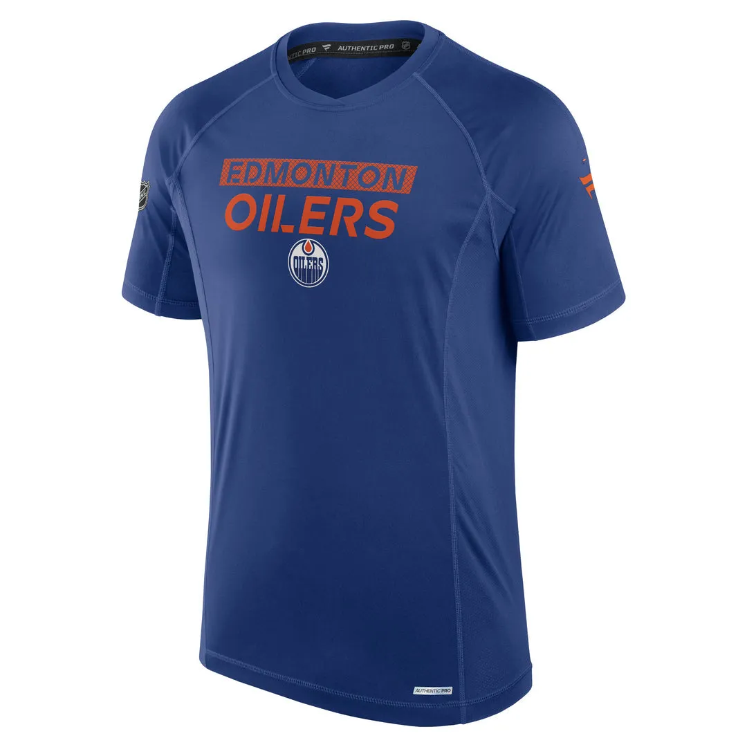 Fanatics Men's NHL Edmonton Oilers 2024 Authentic Pro Rink Tech T-Shirt