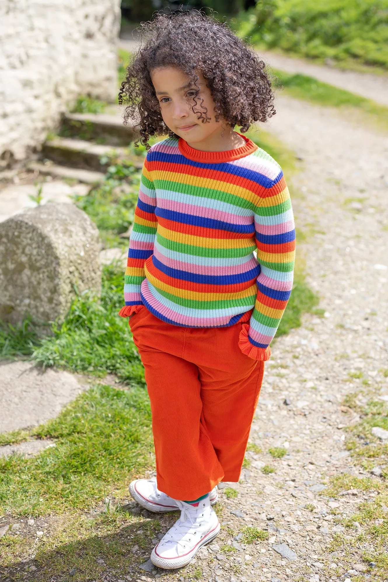 Frugi Eleanor Cord Culottes - Bonfire