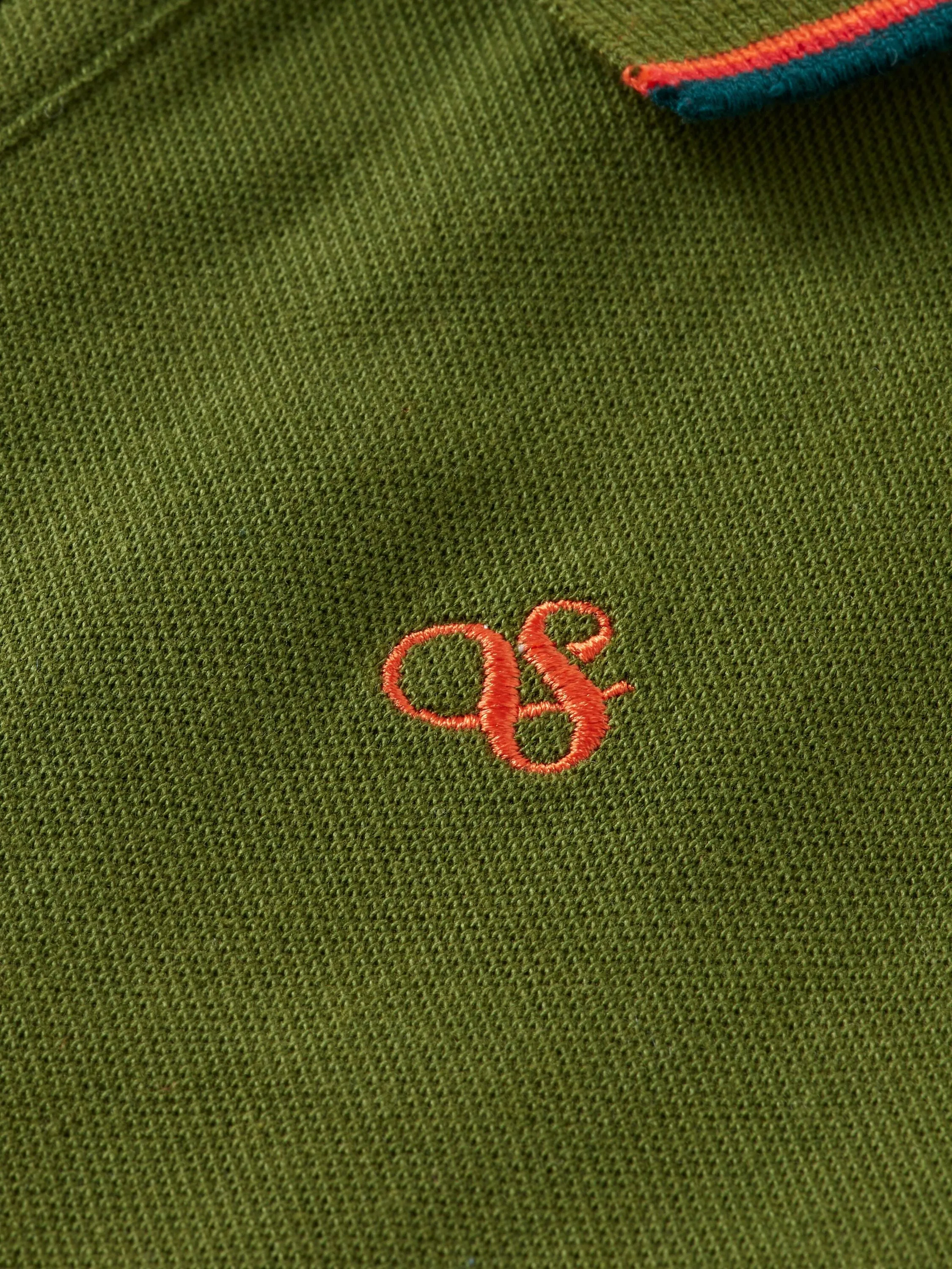 Green Long-sleeved Polo