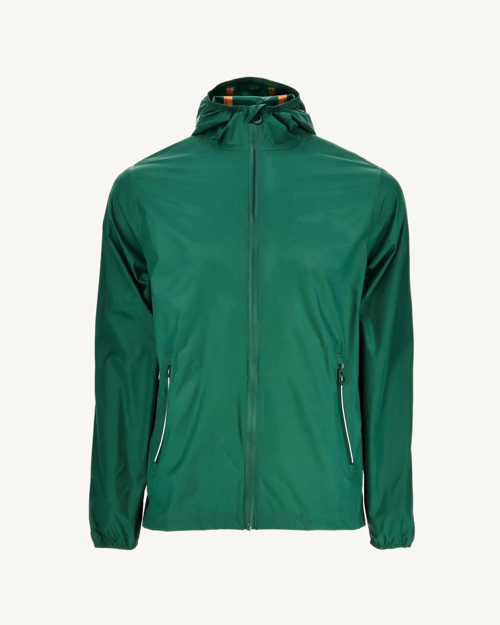 Imperméable à capuche paquetable Vert foncé Manille