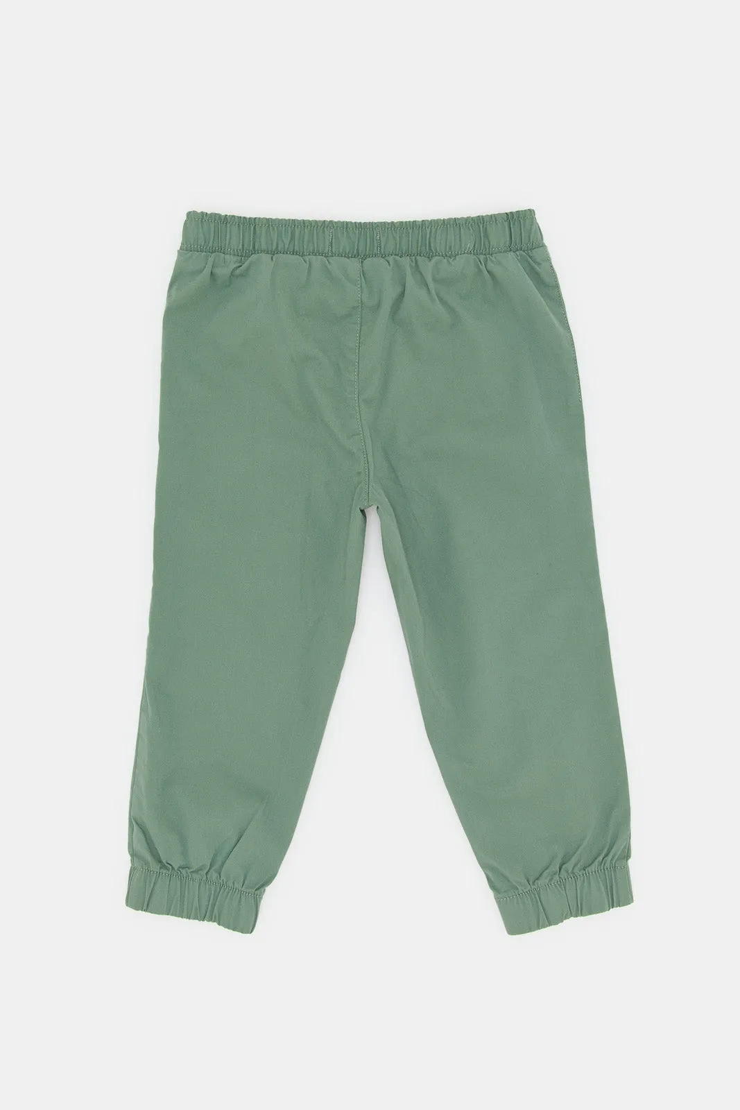 Infant Boys Green Chino Jogger