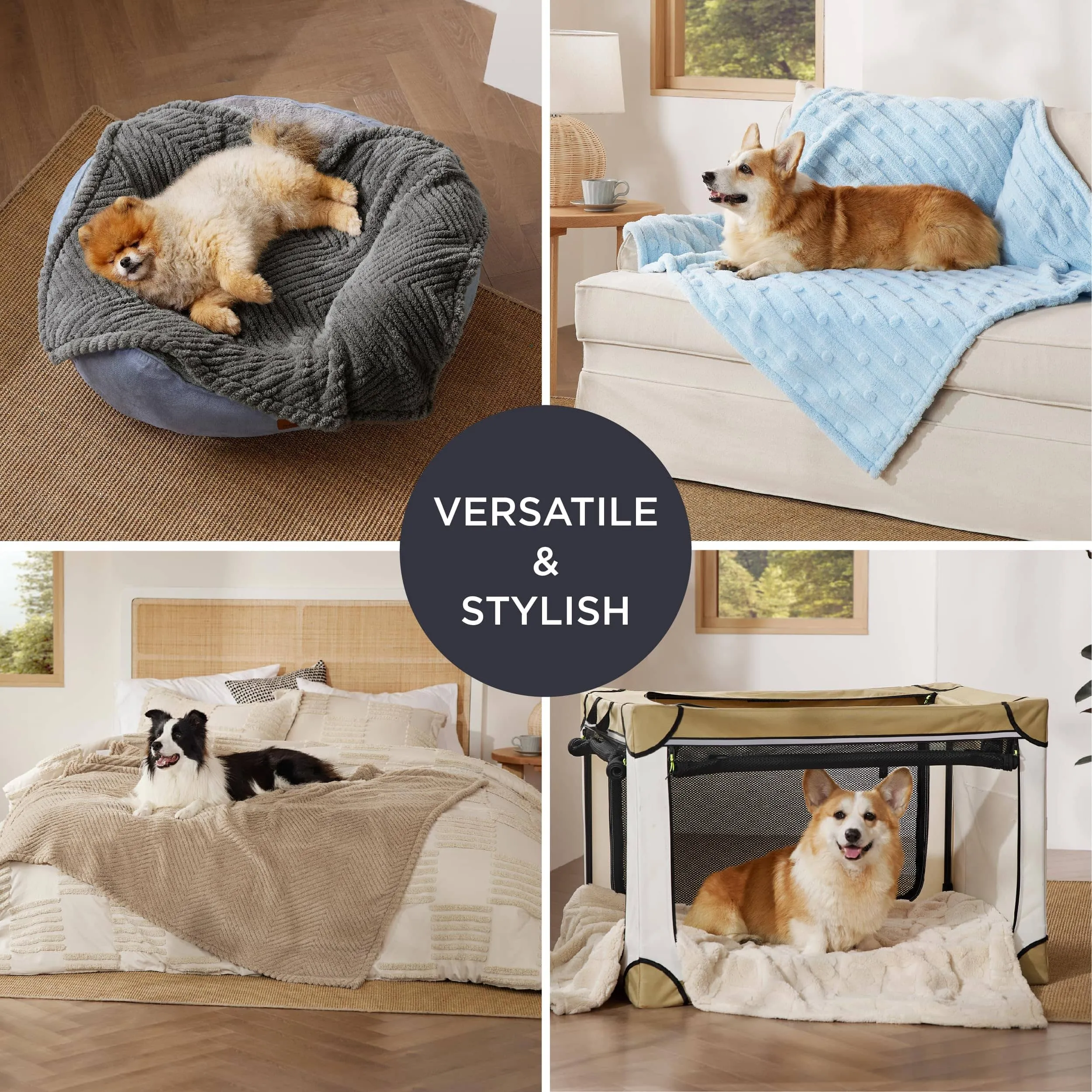 Jacquard Fleece Pet Blanket