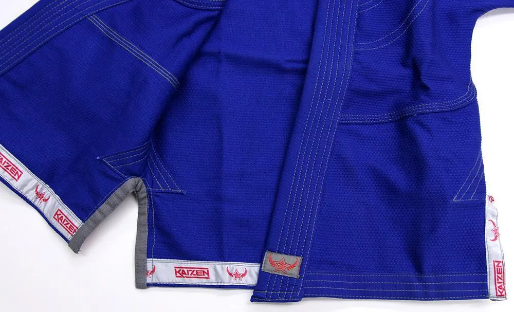 Kaizen Athletic Kid's Jiu Jitsu Kimono - BLUE (K0 ONLY)