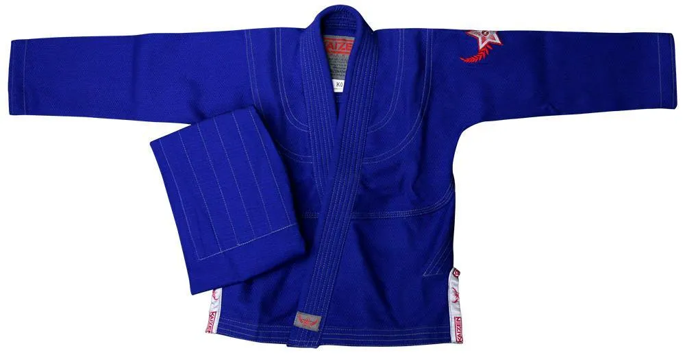 Kaizen Athletic Kid's Jiu Jitsu Kimono - BLUE (K0 ONLY)